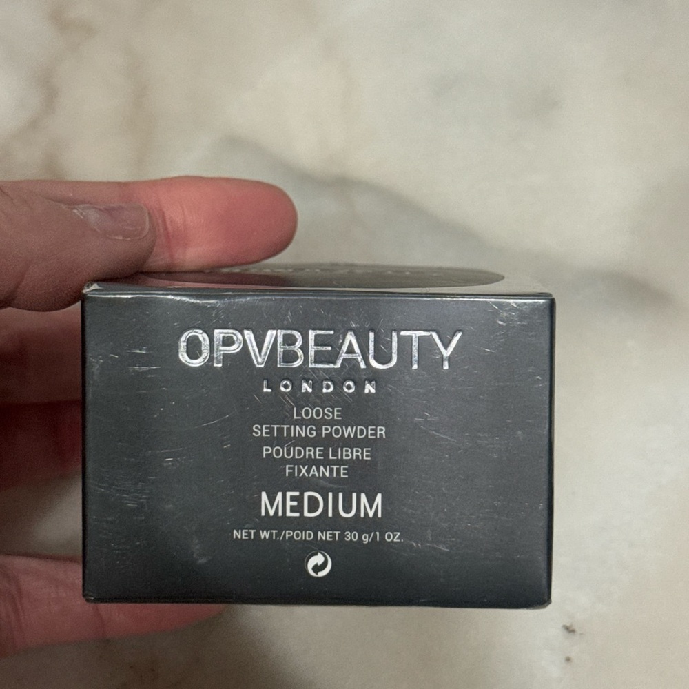 OPV Beauty Medium Loose Setting Powder - Black